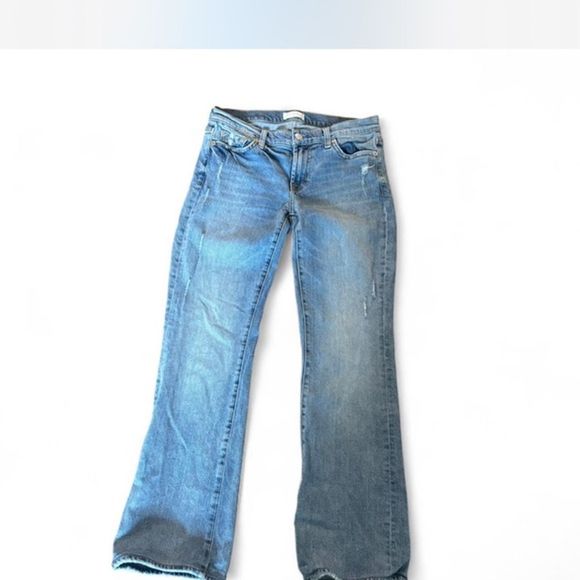 7 For All Mankind Light Blue Flare Jeans - Picture 1 of 1